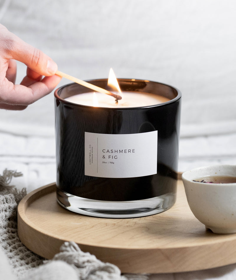 Cashmere & Fig 3 Wick Candle