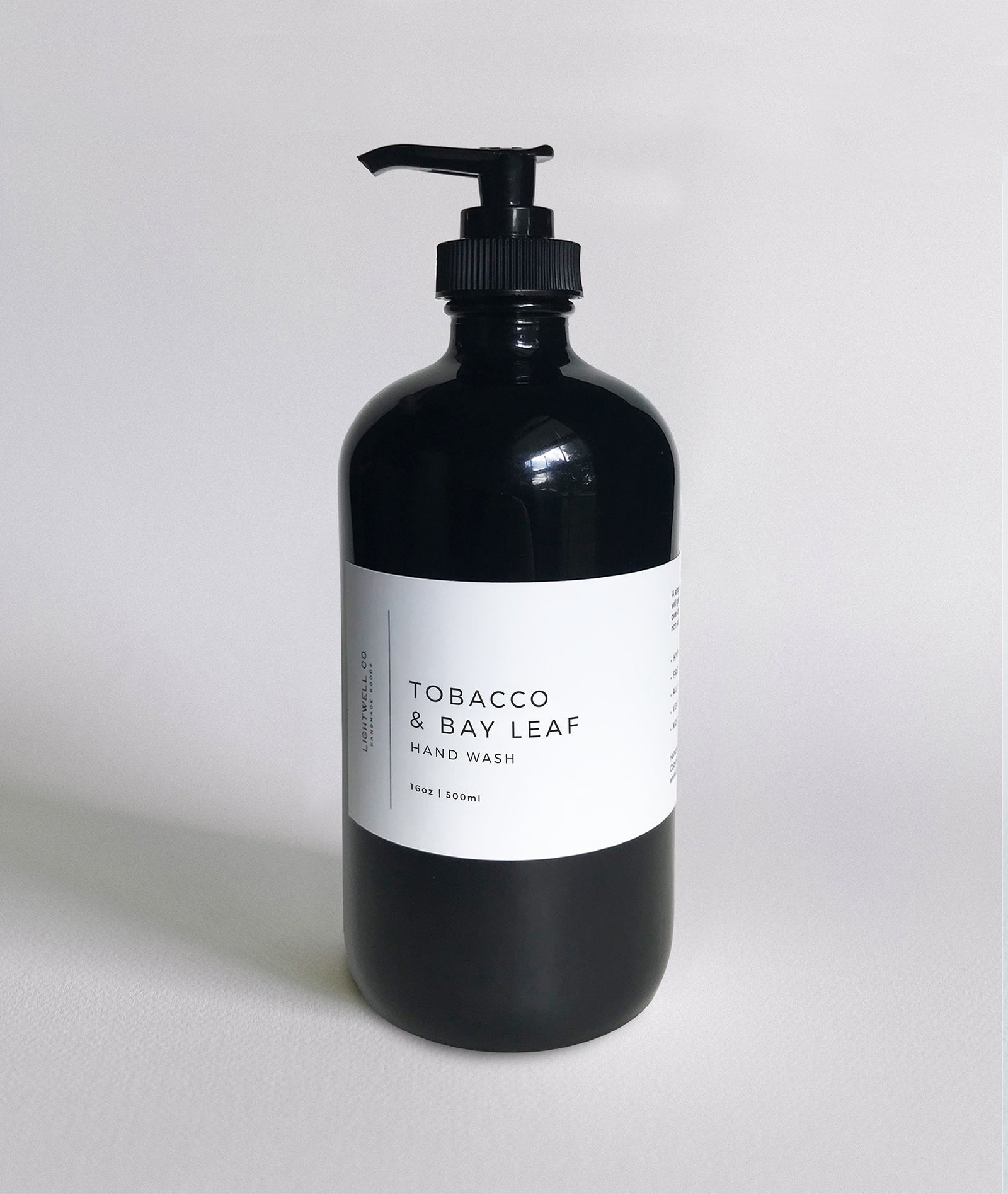tobacco and bay leaf soap Tobacco & Bay Leaf Hand Wash – Lightwell Co